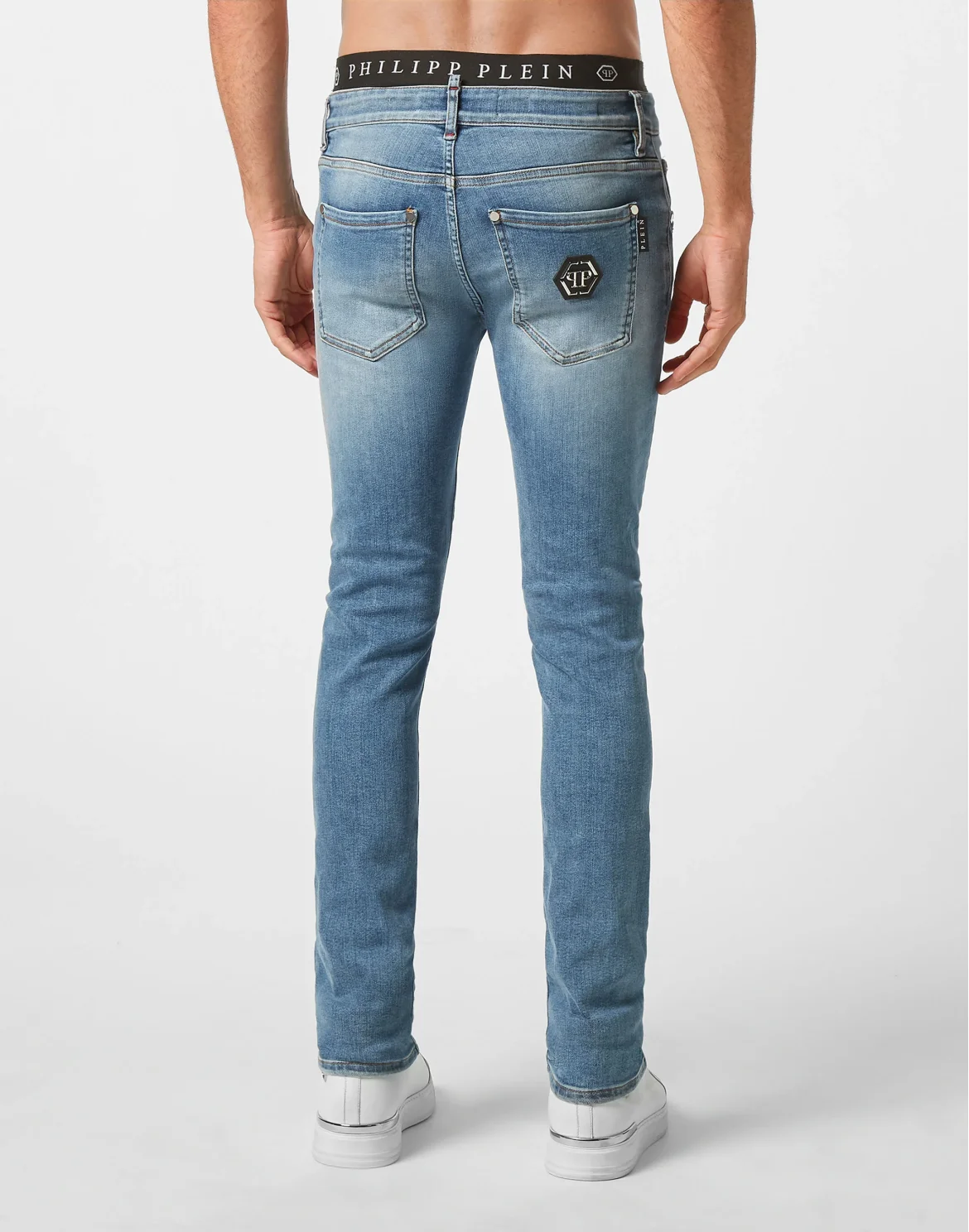 Denim Trousers Super fit Hexagon, цвет: Синий