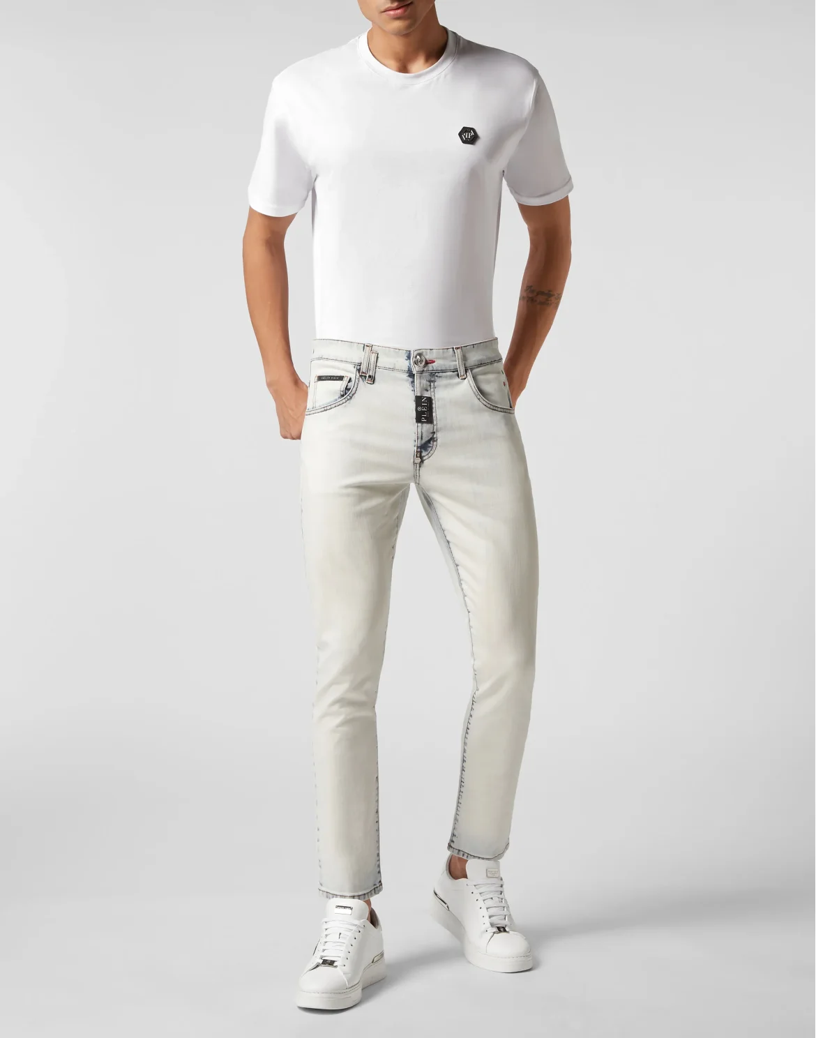 Denim Trousers Skinny Fit, цвет: Синий
