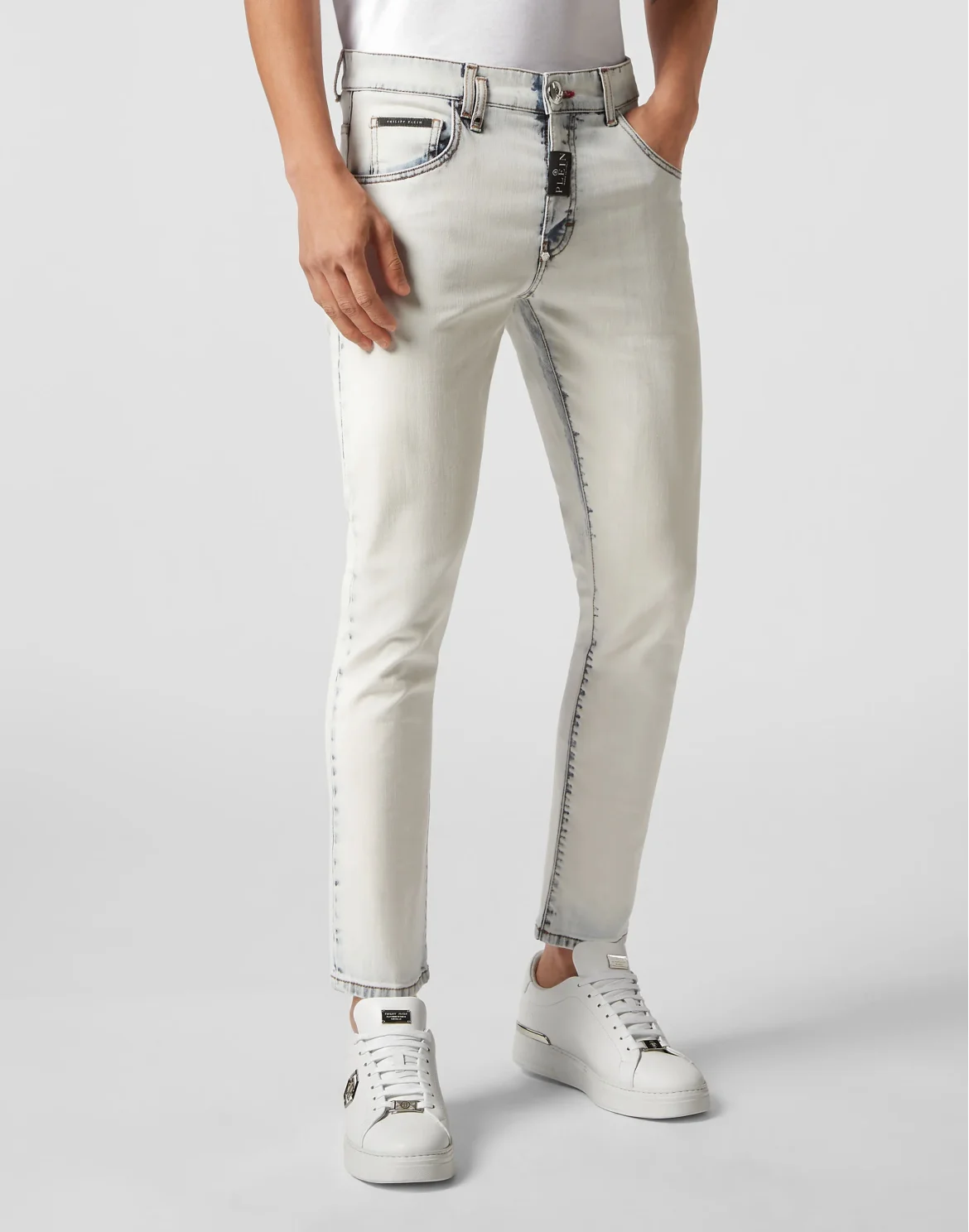 Denim Trousers Skinny Fit, цвет: Синий