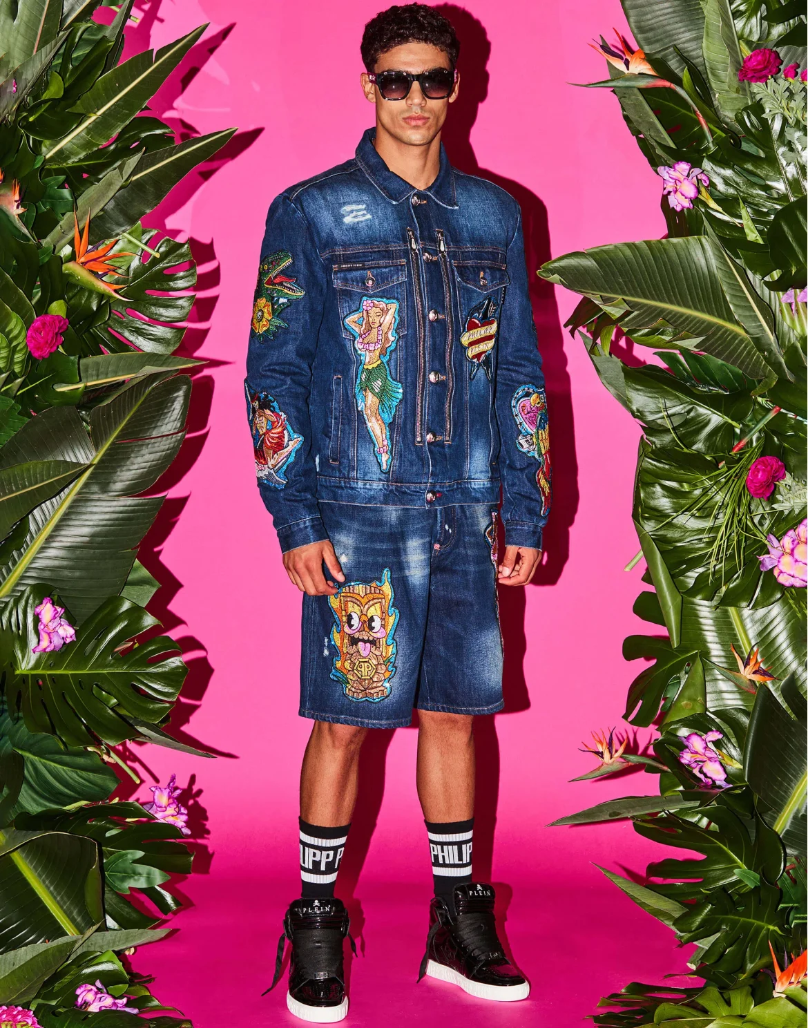 5-Pocket Denim Shorts Hawaii, цвет: Синий