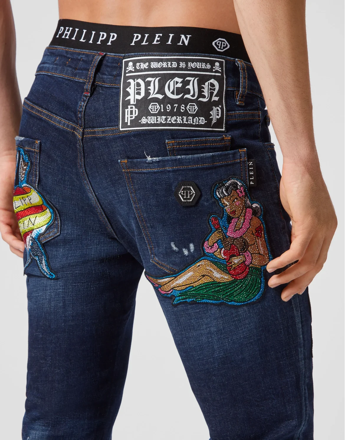 Denim Trousers Super Straight Cut Hawaii, цвет: Синий
