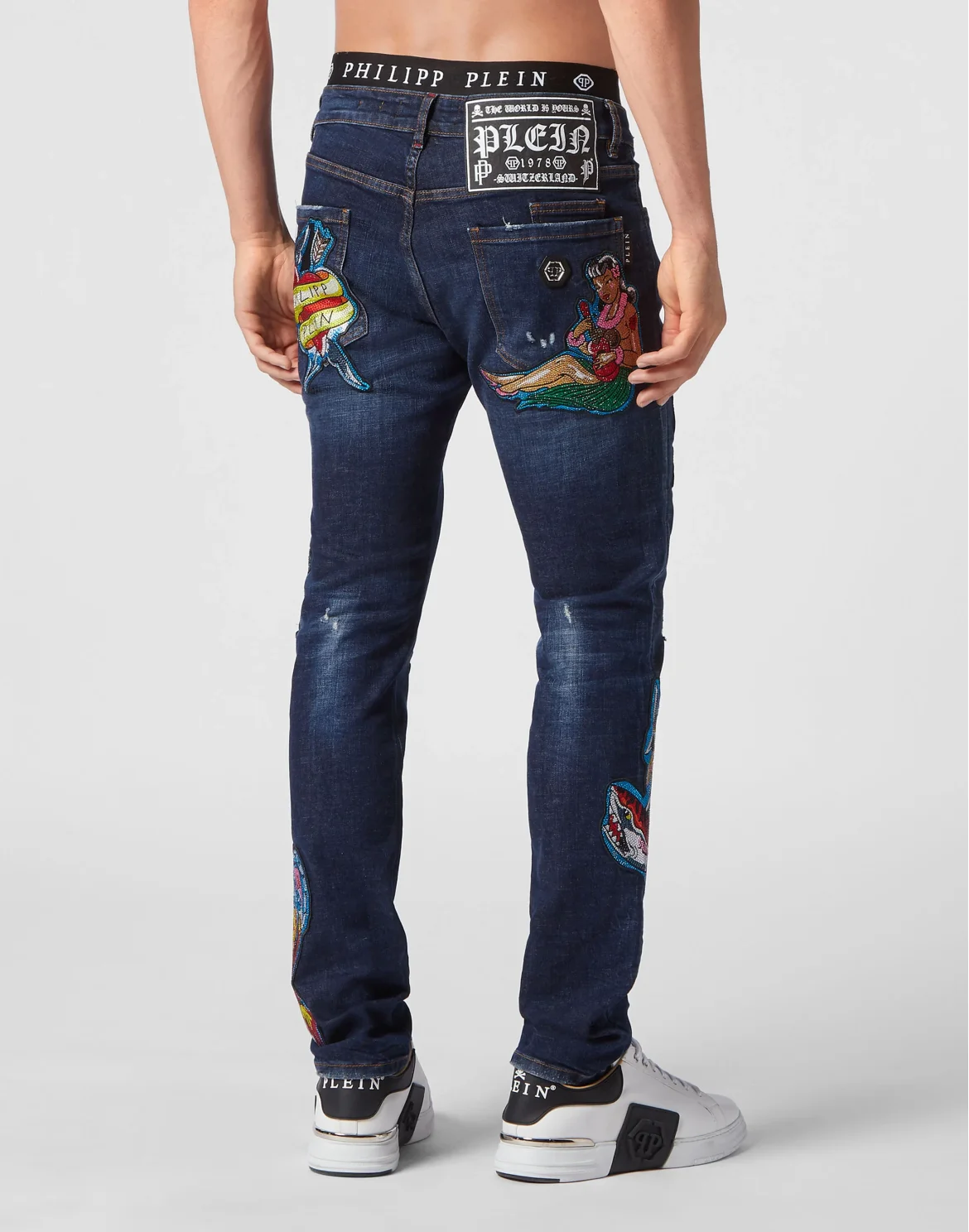 Denim Trousers Super Straight Cut Hawaii, цвет: Синий