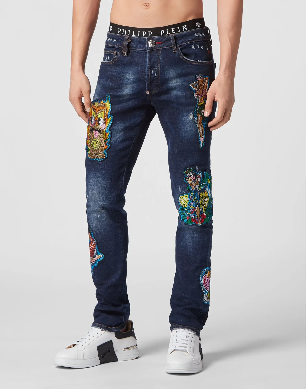 Denim Trousers Super Straight Cut Hawaii, цвет: Синий