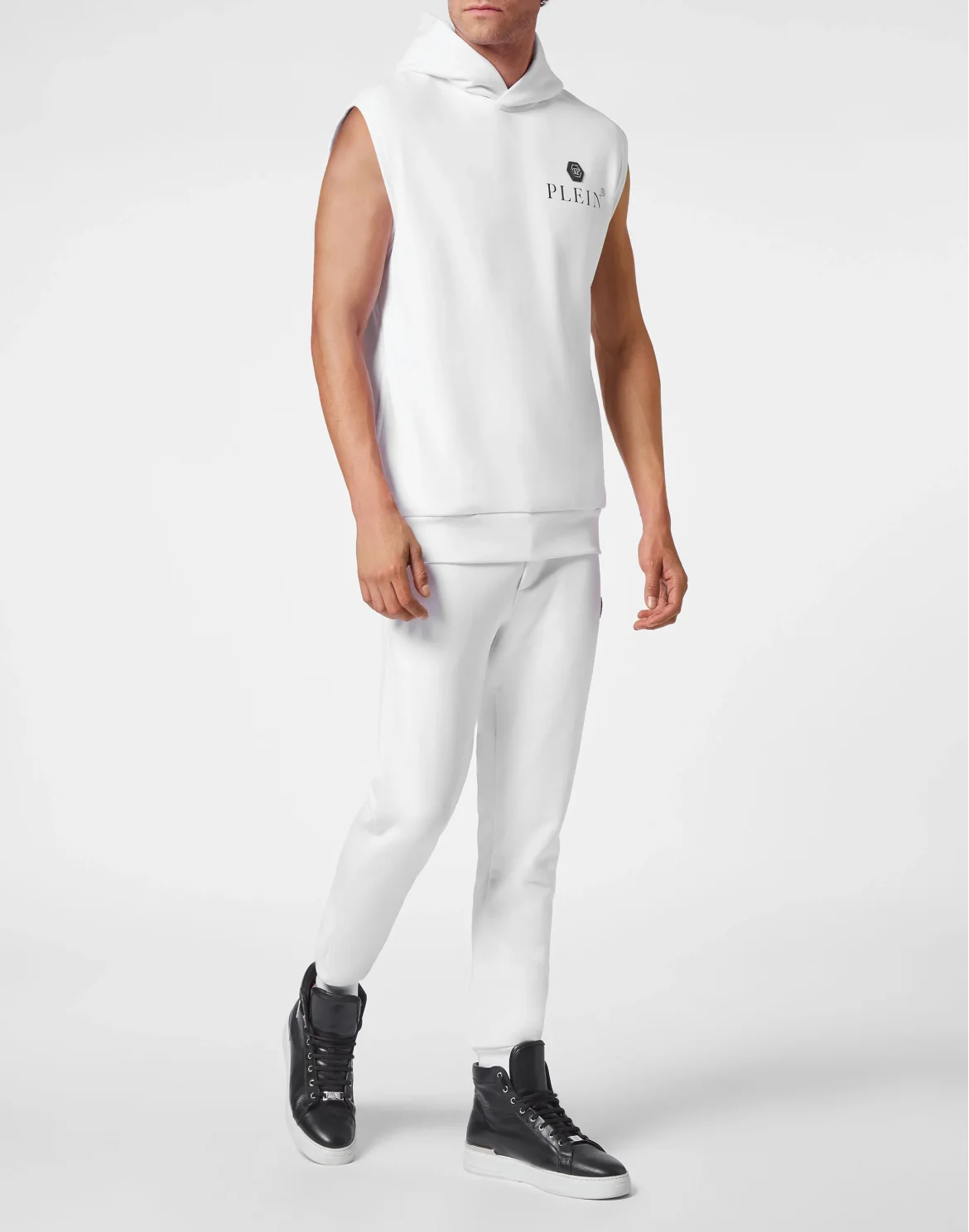 Hoodie Sleeveless Basic, цвет: Белый