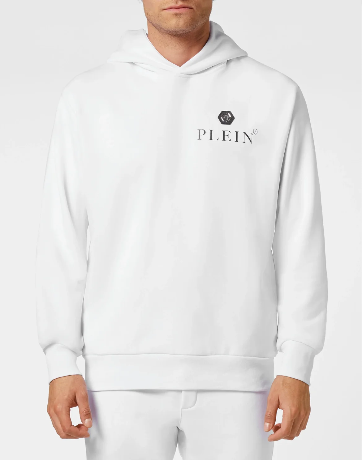 Hoodie Sweatshirt Hexagon, цвет: Белый