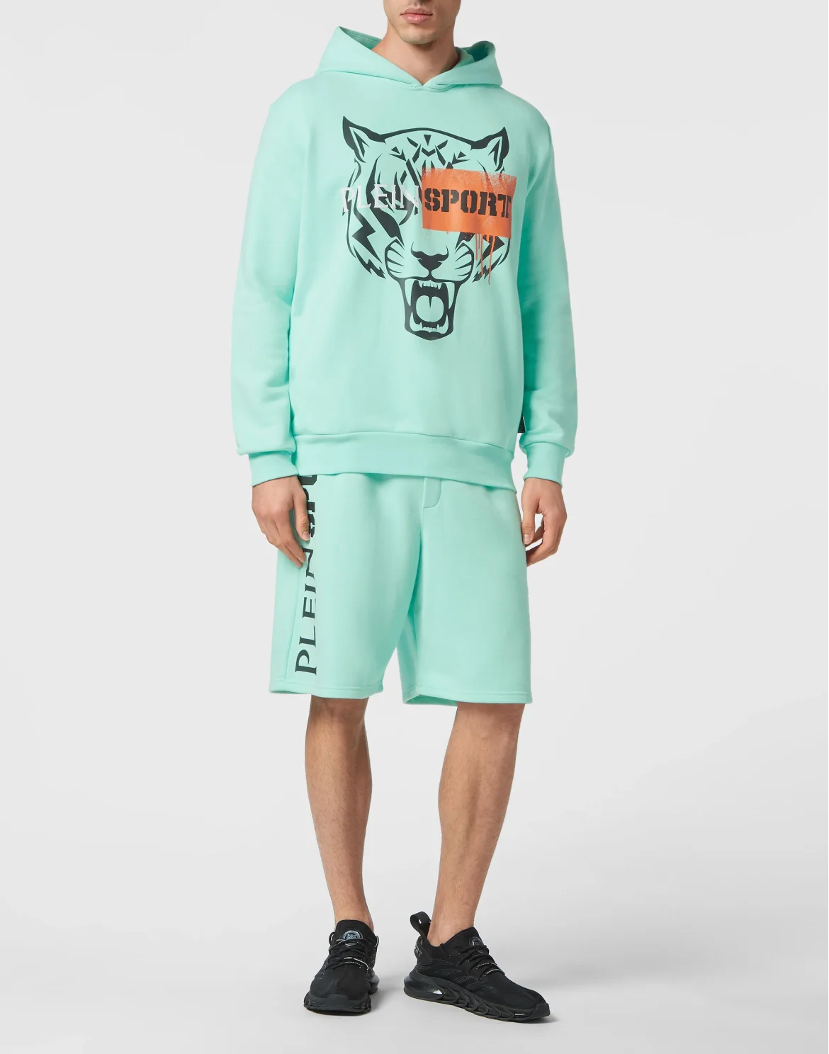Hoodie Sweatshirt Tiger, цвет: Бирюзовый