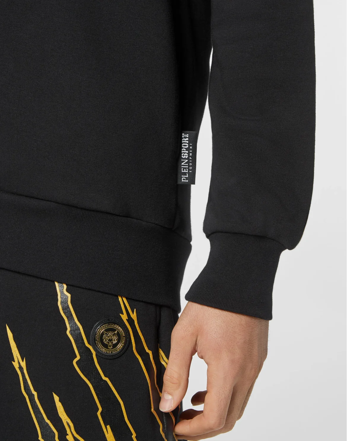 Hoodie Sweatjacket Scratch, цвет: Черный