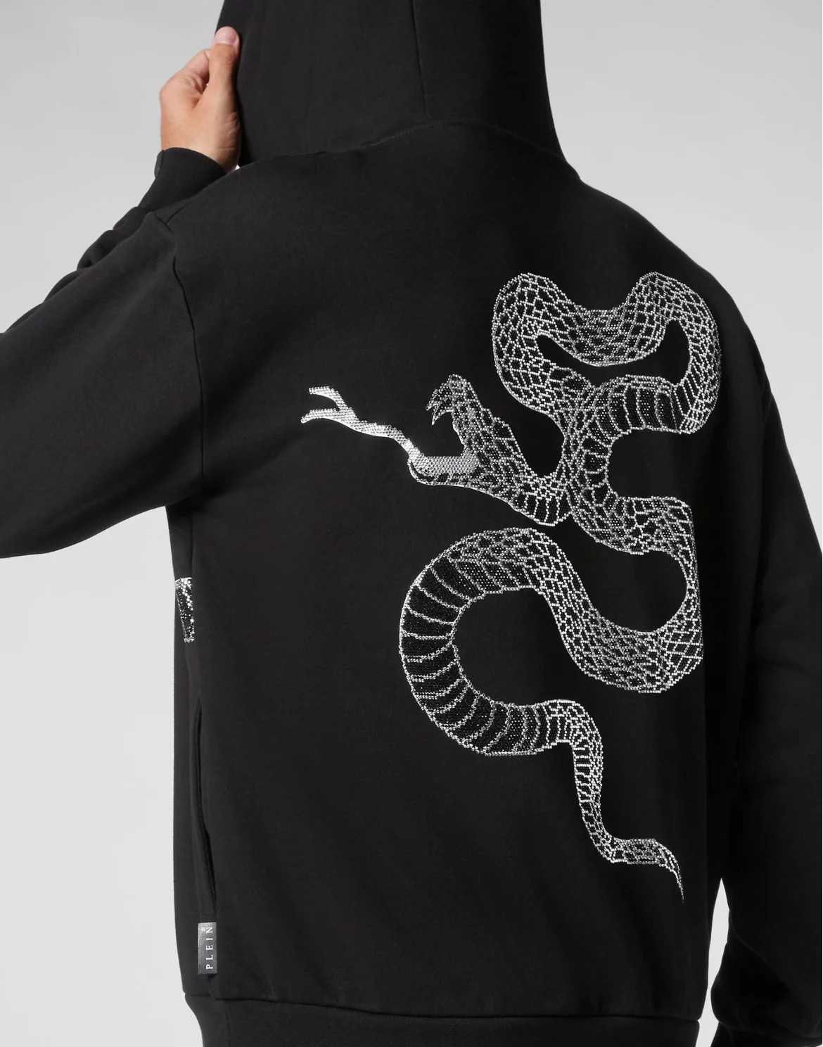 Hoodie sweatshirt Snake, цвет: Черный