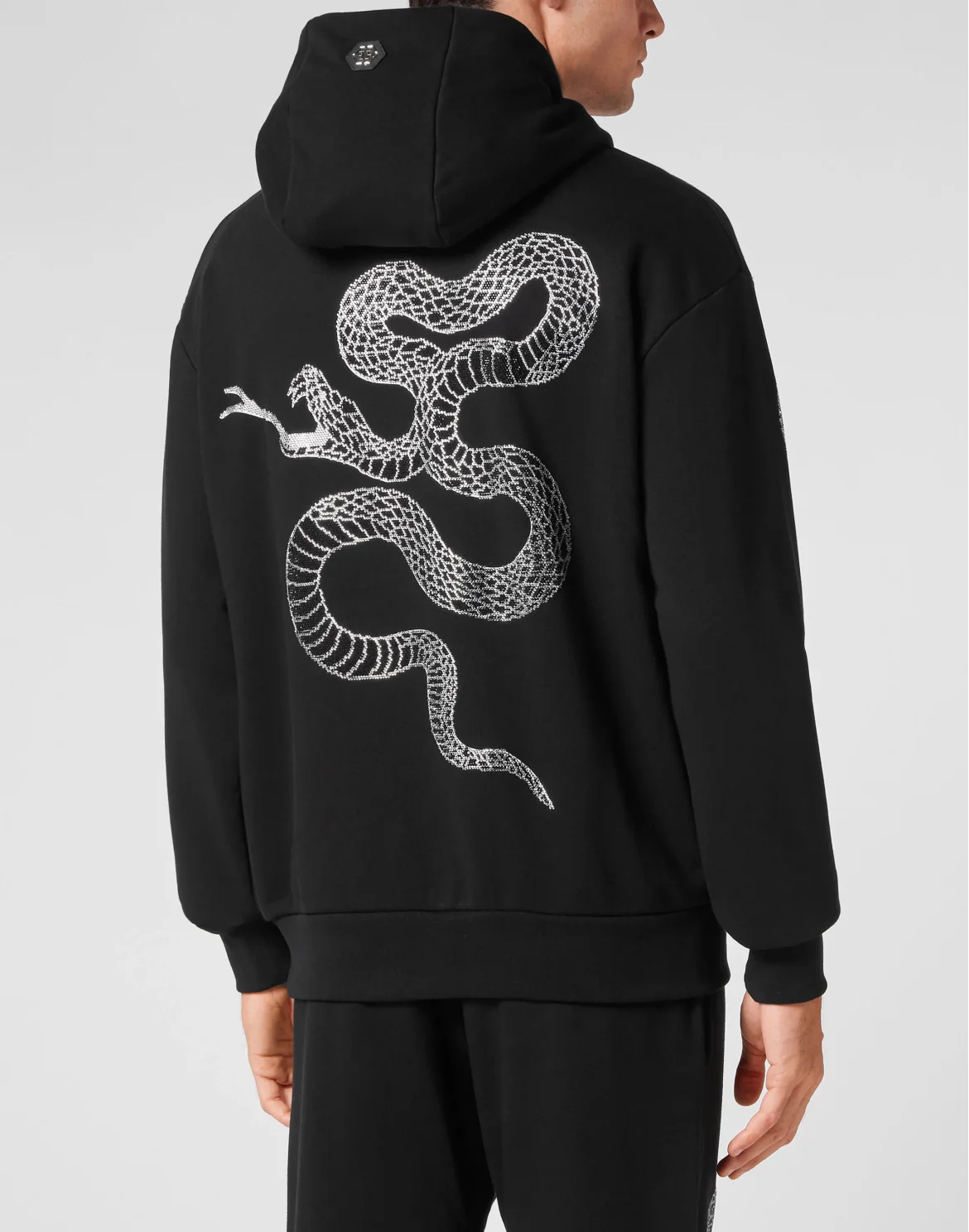 Hoodie sweatshirt Snake, цвет: Черный