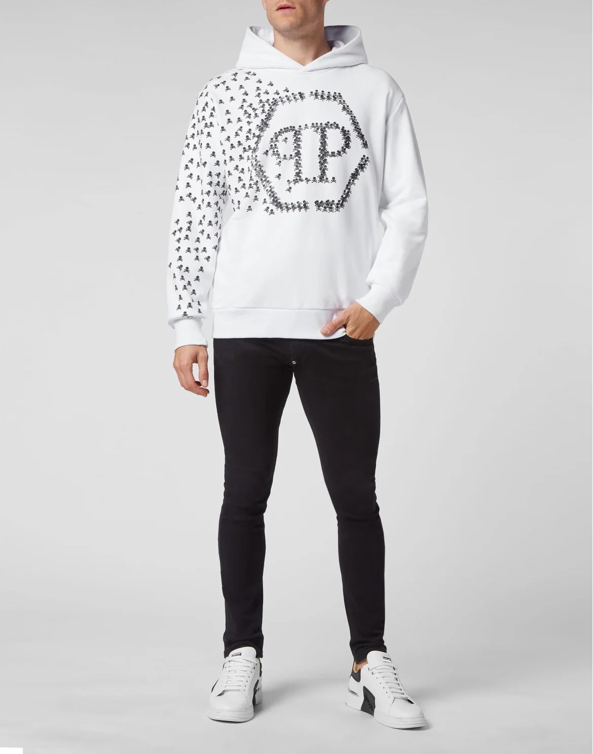 Hoodie sweatshirt Skull&Bones, цвет: Белый