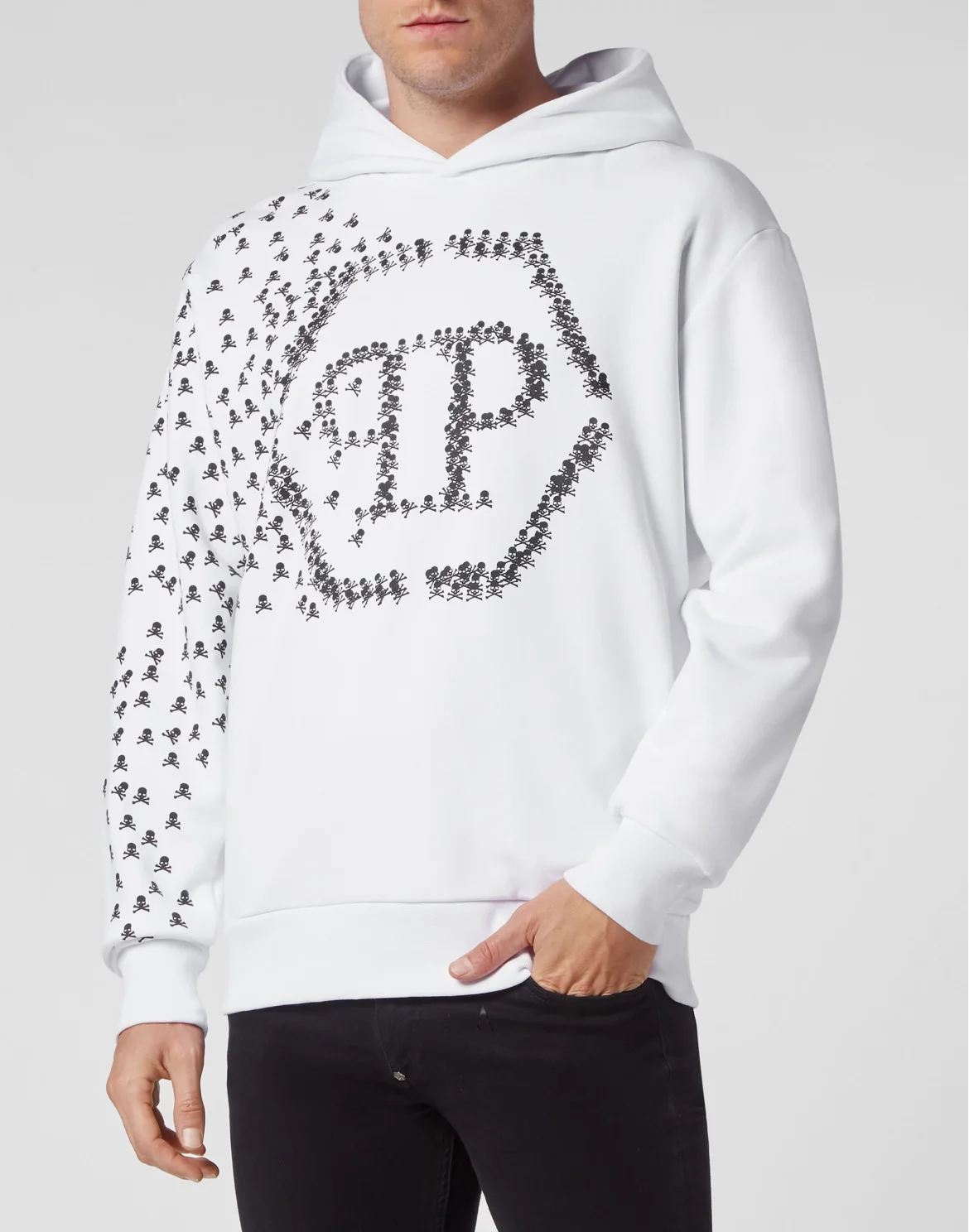 Hoodie sweatshirt Skull&Bones, цвет: Белый