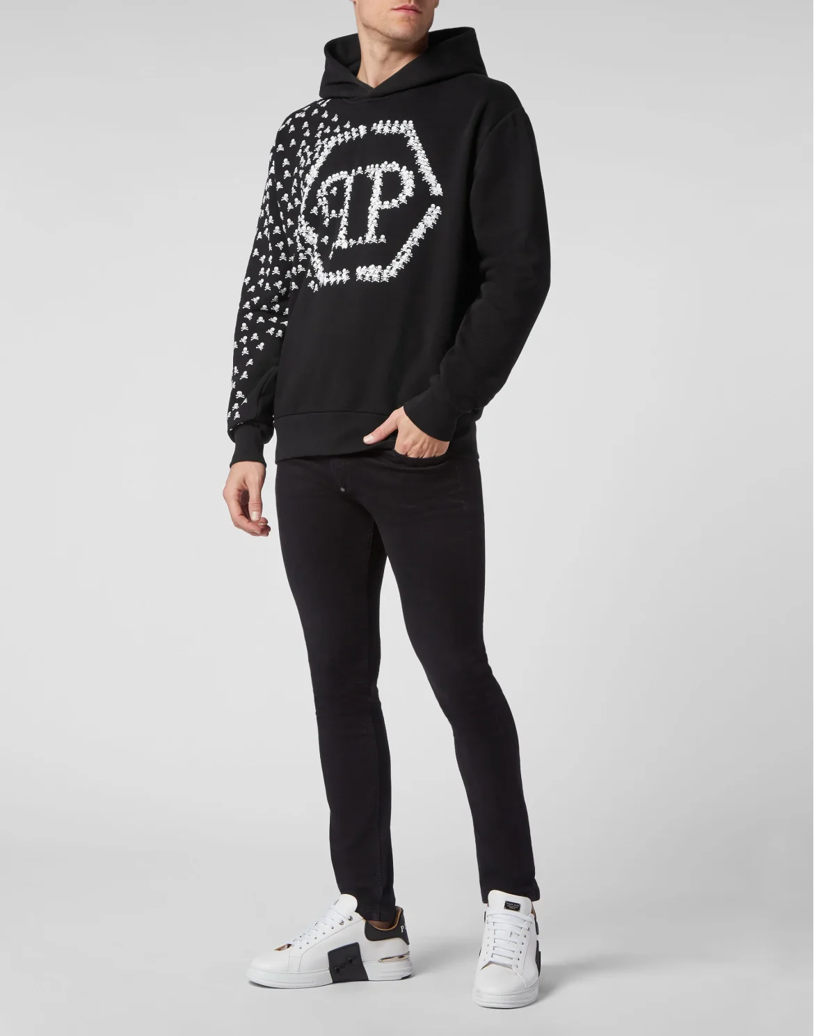 Hoodie sweatshirt Skull&Bones, цвет: Черный