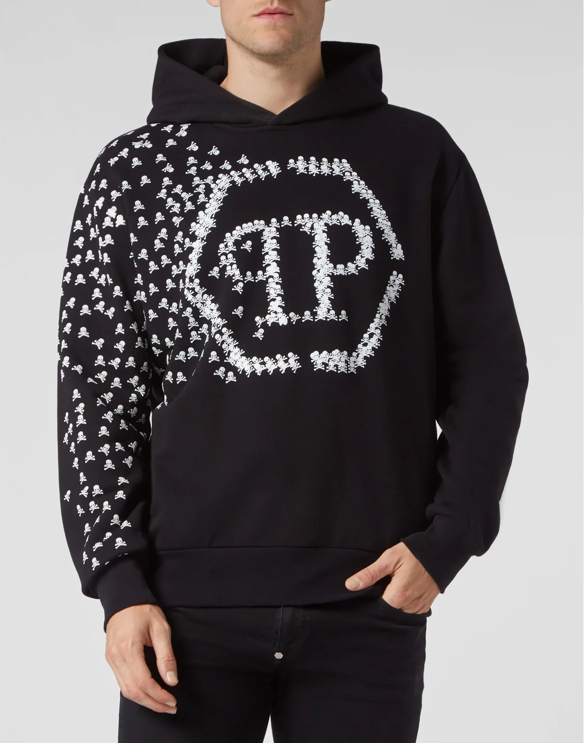 Hoodie sweatshirt Skull&Bones, цвет: Черный