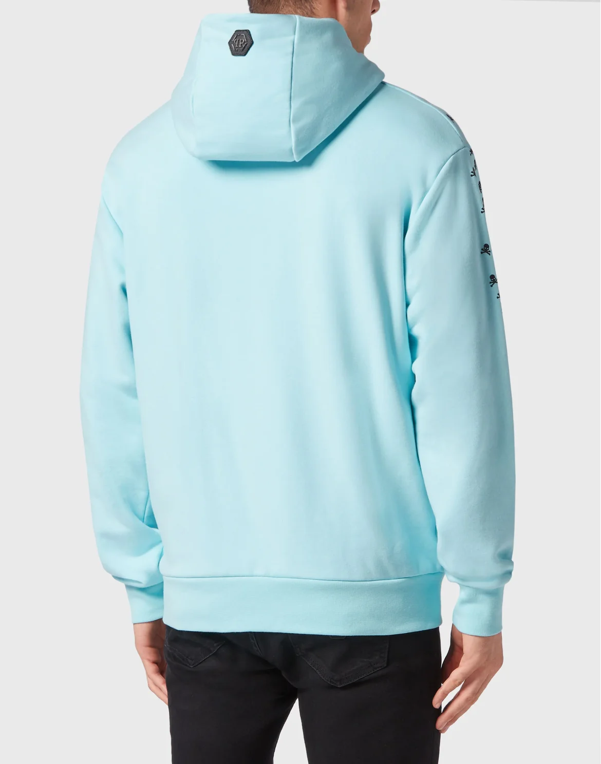 Hoodie sweatshirt Skull&Bones, цвет: Голубой