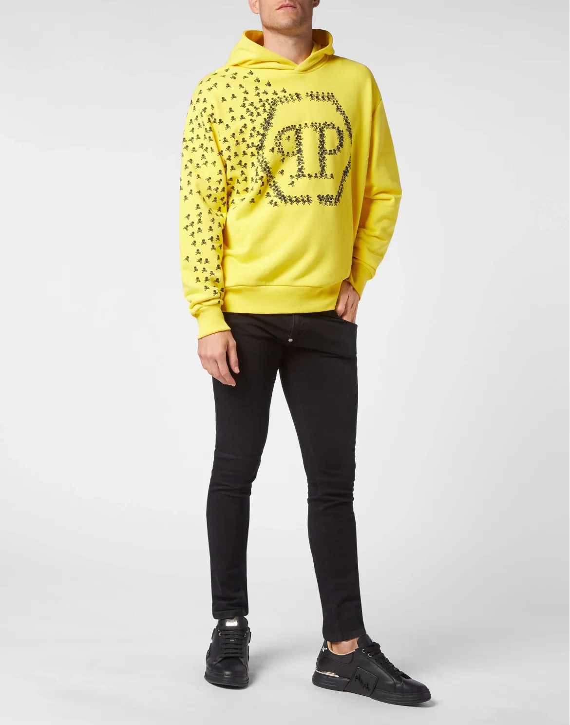 Hoodie sweatshirt Skull&Bones, цвет: Желтый