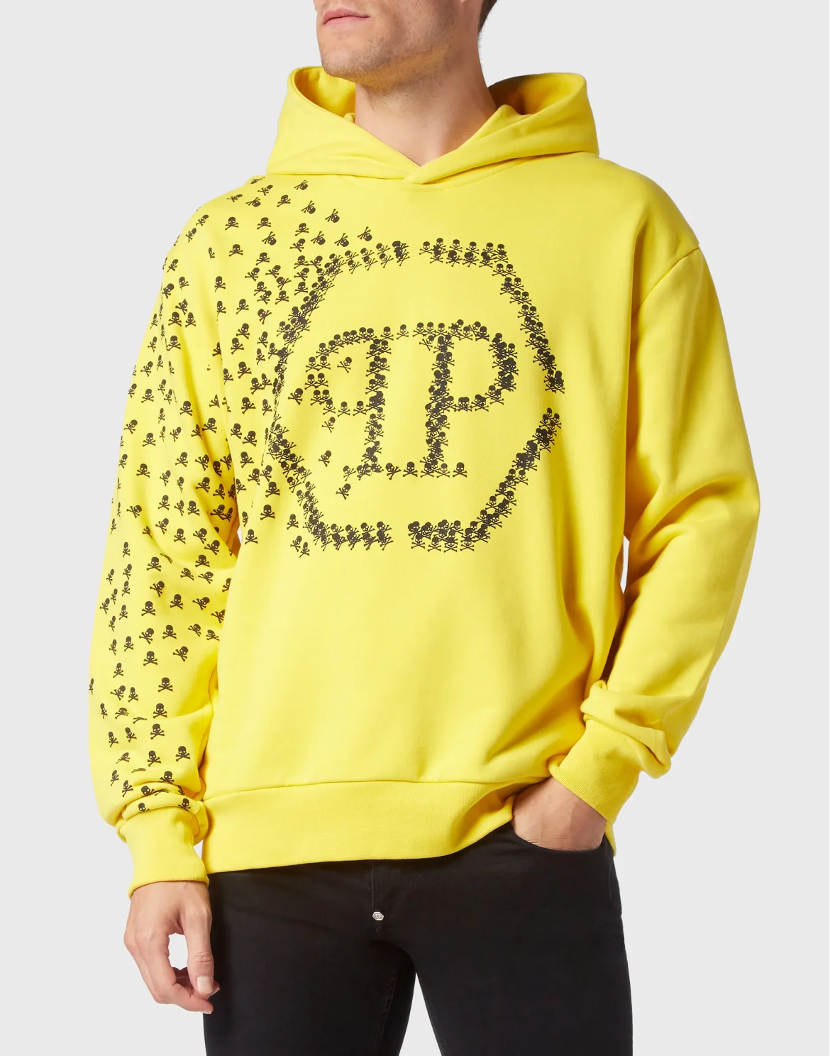Hoodie sweatshirt Skull&Bones, цвет: Желтый