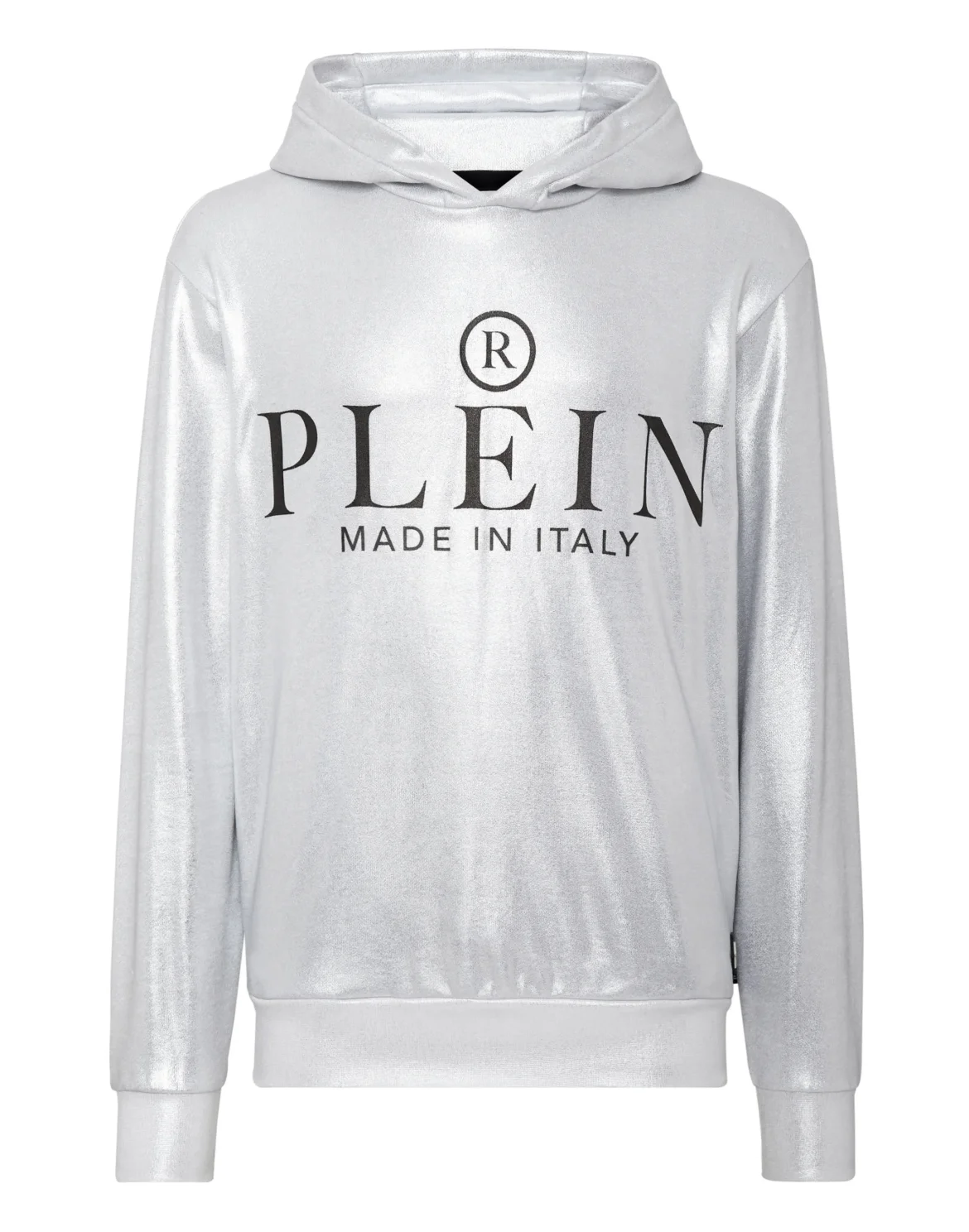 Hoodie Sweatshirt Iconic Plein, цвет: Серебристый