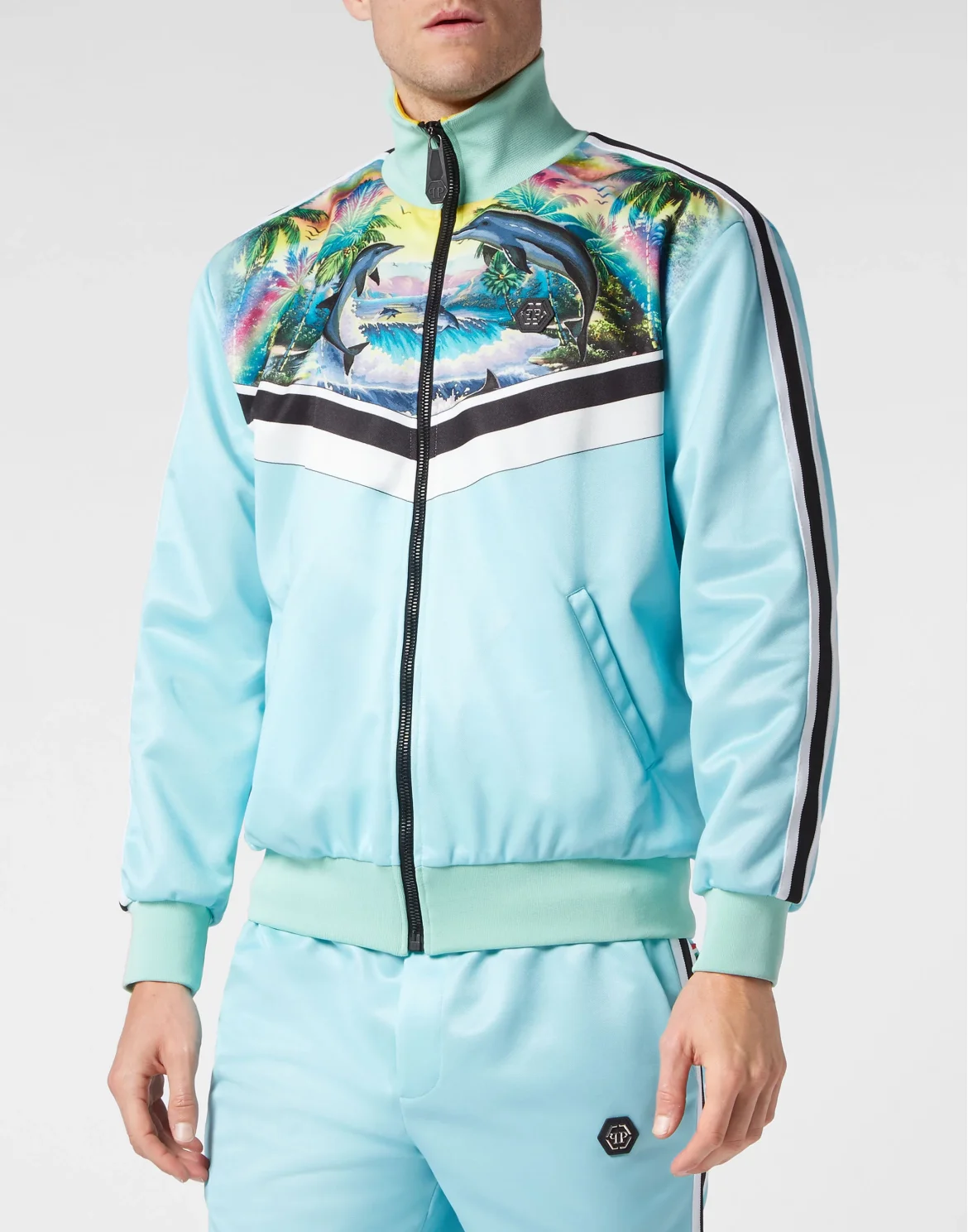 TRACKSUIT: ZIP-UP JACKET + JOGGING PANTS HAWAII, цвет: Голубой