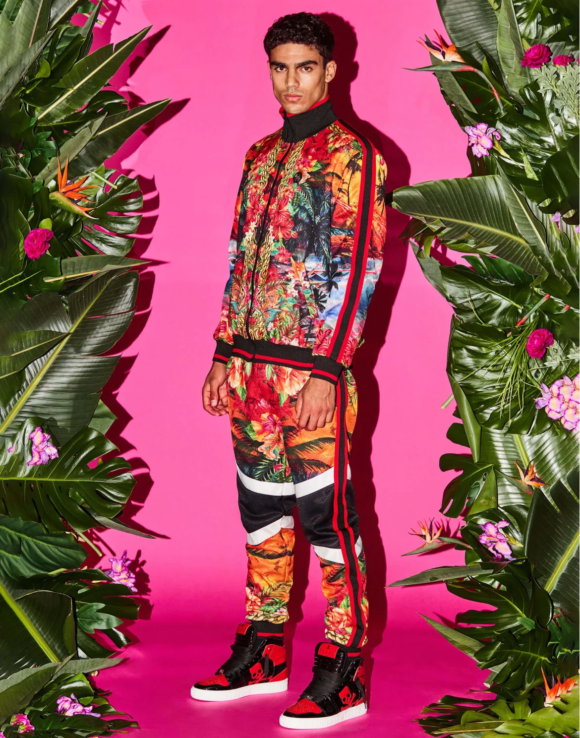 TRACKSUIT: ZIP-UP JACKET + JOGGING PANTS HAWAII, цвет: Мультиколор