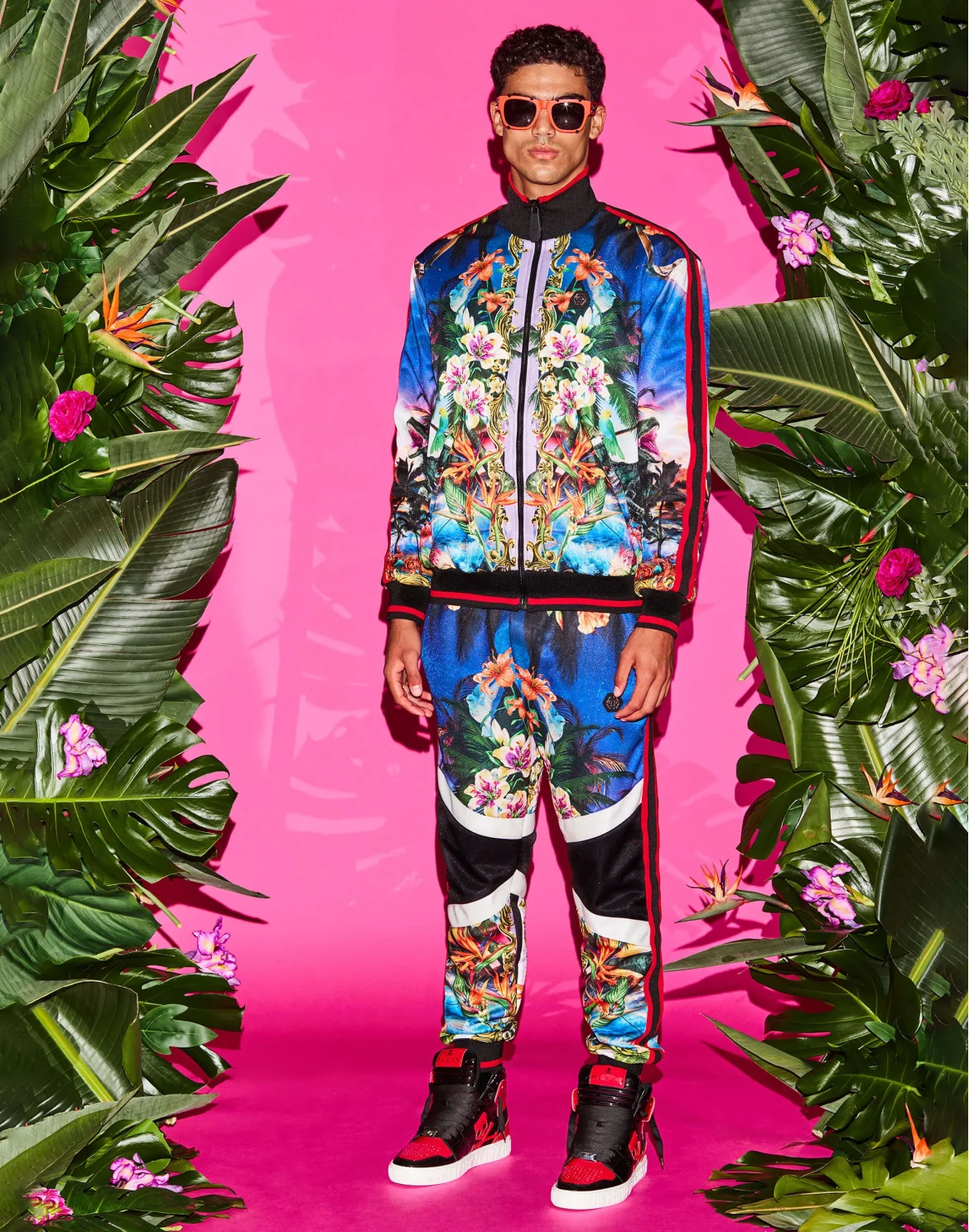 TRACKSUIT: ZIP-UP JACKET + JOGGING PANTS HAWAII, цвет: Мультиколор