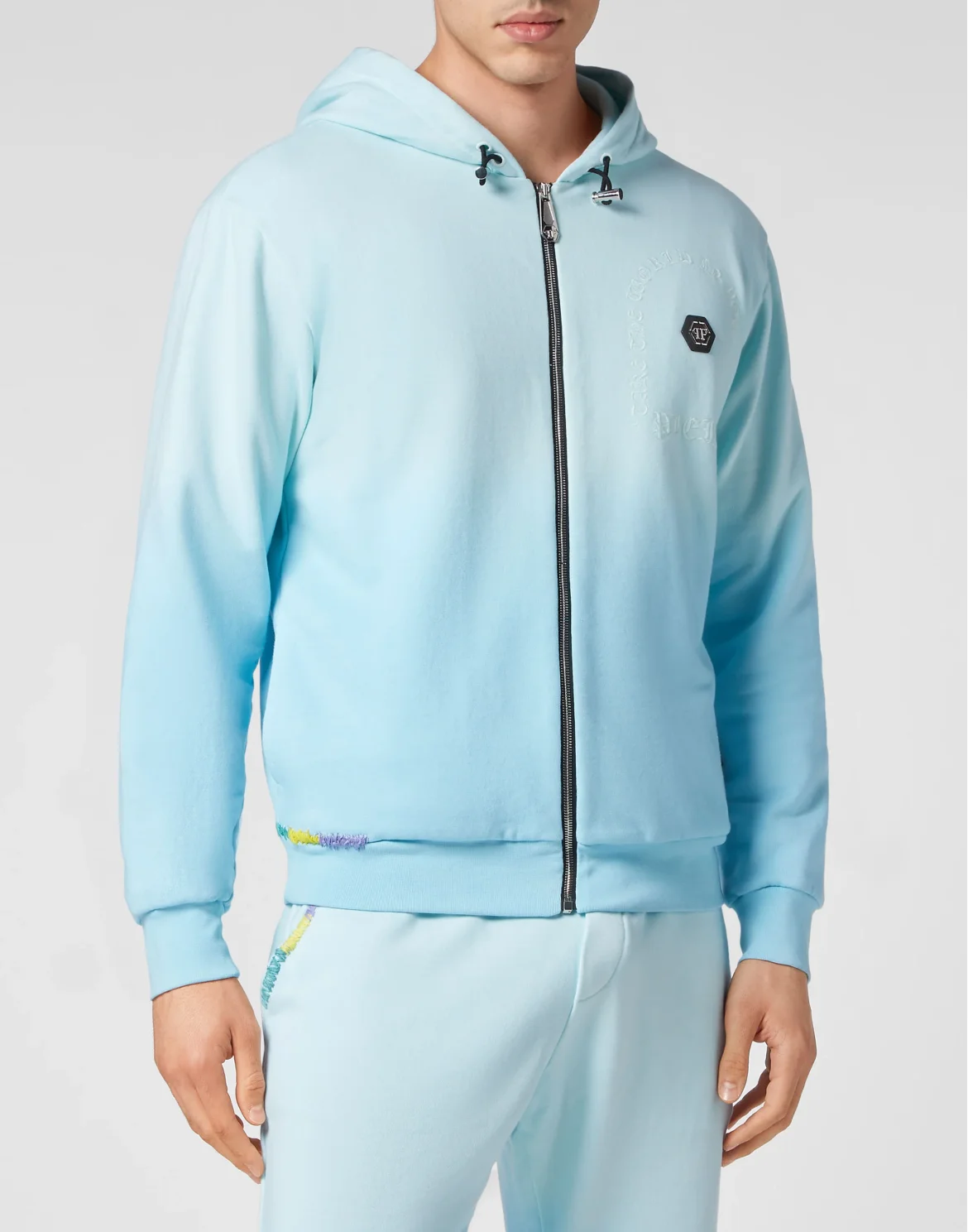Jogging Tracksuit: Top/Trousers Gothic Plein, цвет: Голубой