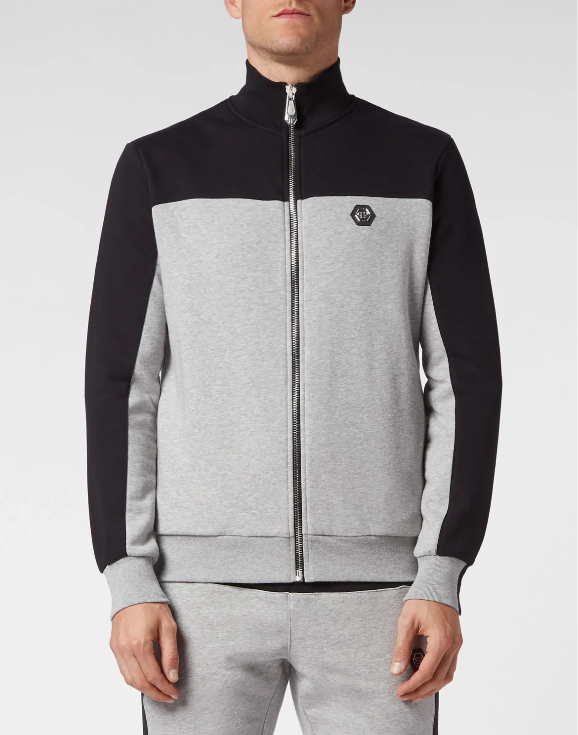 Jogging Tracksuit: Top/Trousers Gothic Plein, цвет: Серый