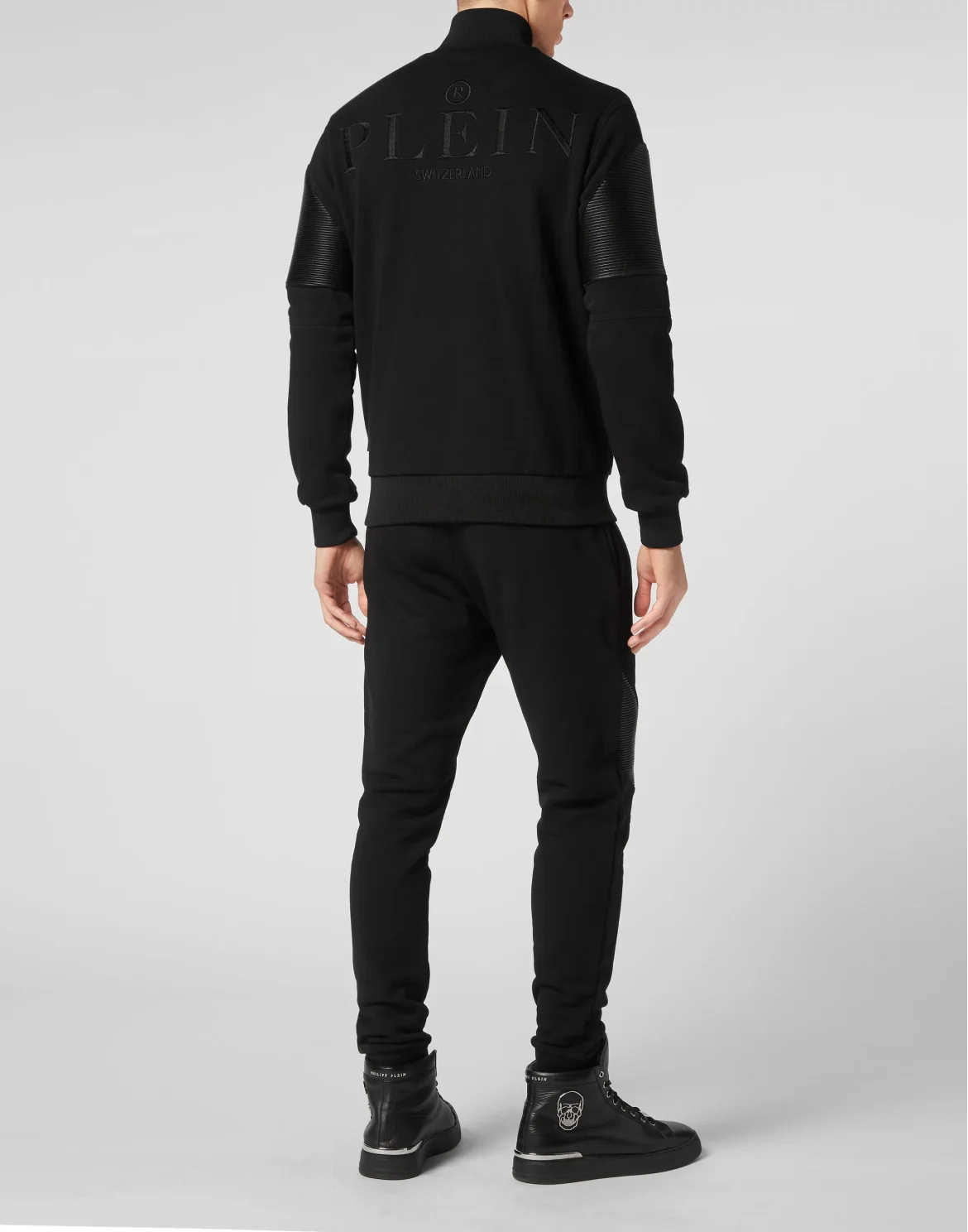 TRACKSUIT: ZIP-UP JACKET + JOGGING PANTS, цвет: Черный