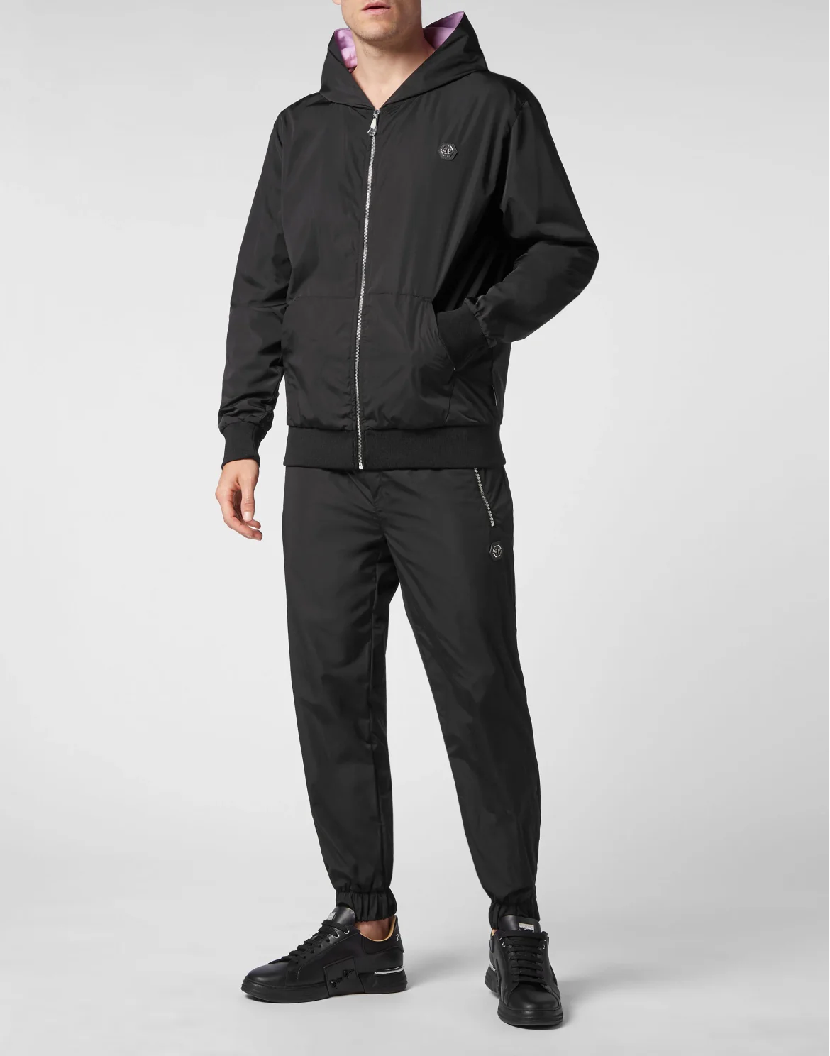 Jogging Tracksuit: Hoodie/Trousers Basic, цвет: Черный