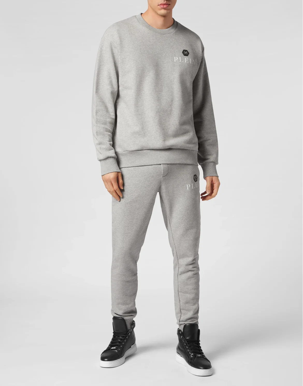 Sweatshirt LS Hexagon, цвет: Серый