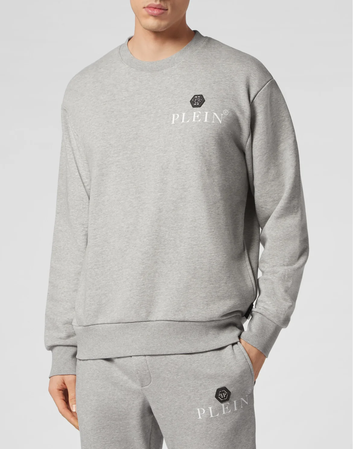 Sweatshirt LS Hexagon, цвет: Серый