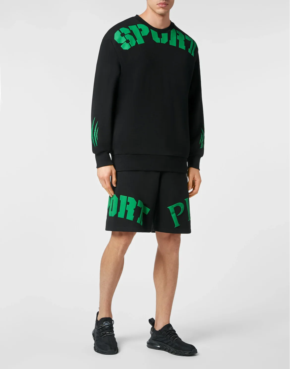 Sweatshirt LS Scratch, цвет: Зеленый