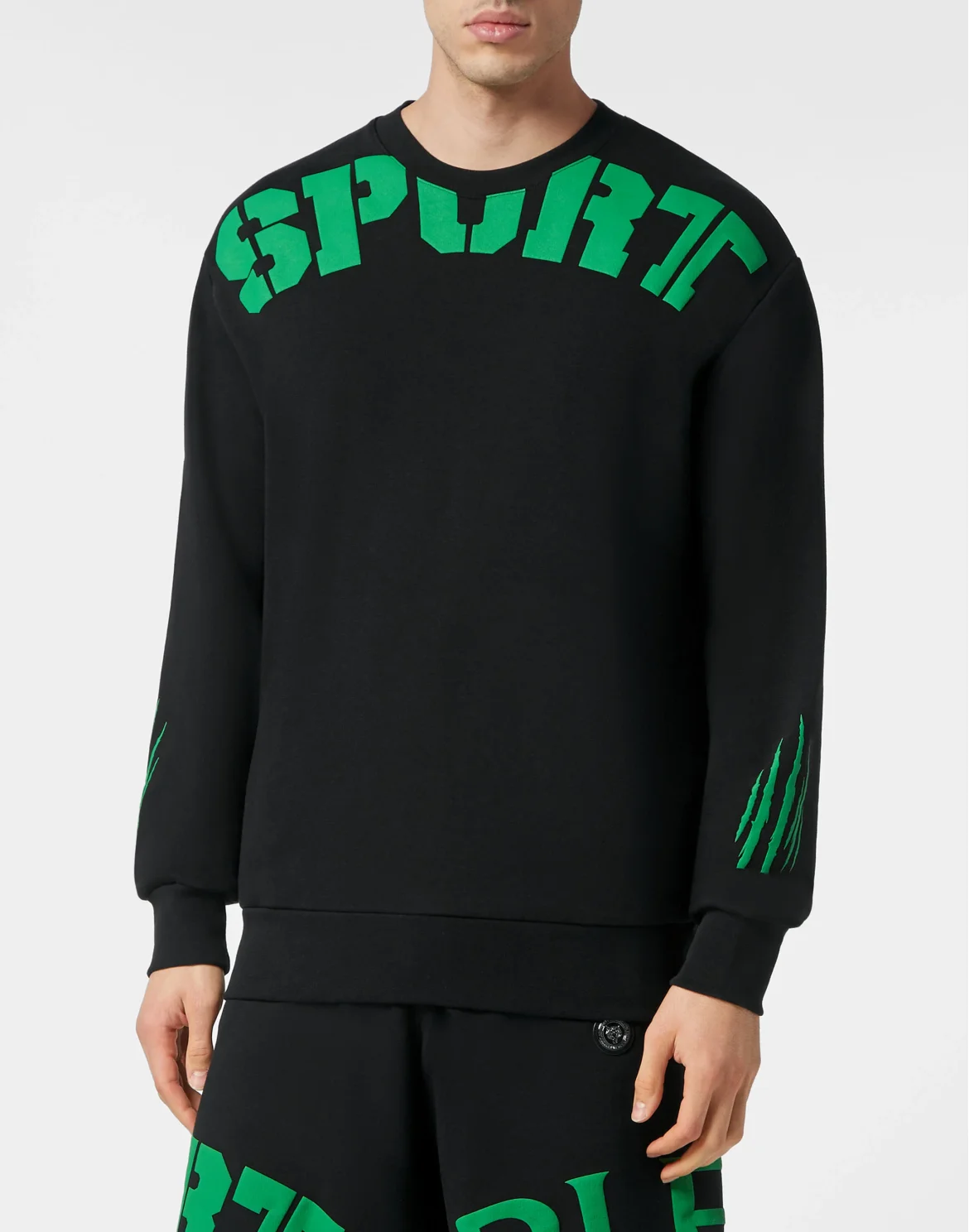 Sweatshirt LS Scratch, цвет: Зеленый