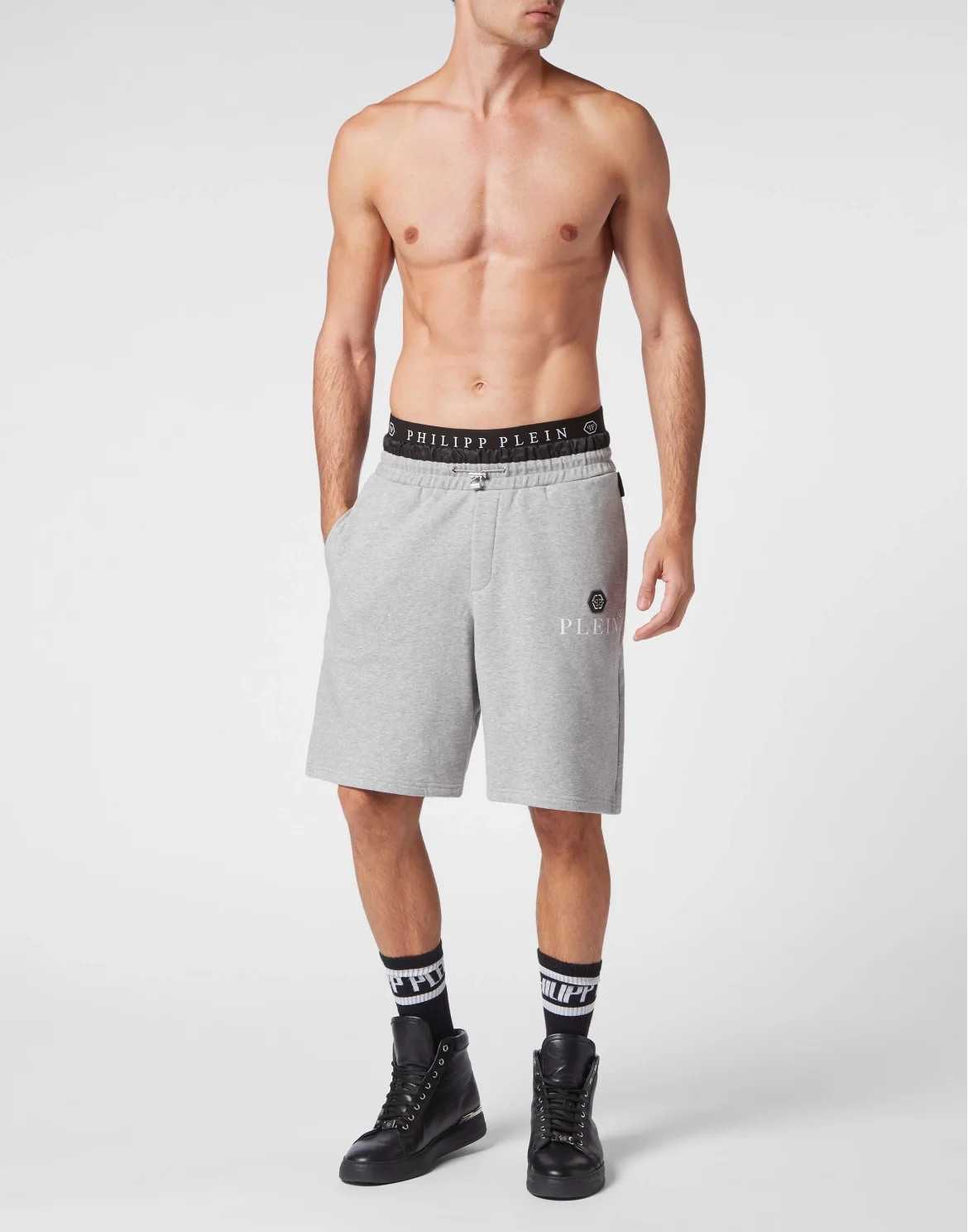 Jogging Shorts Hexagon, цвет: Серый