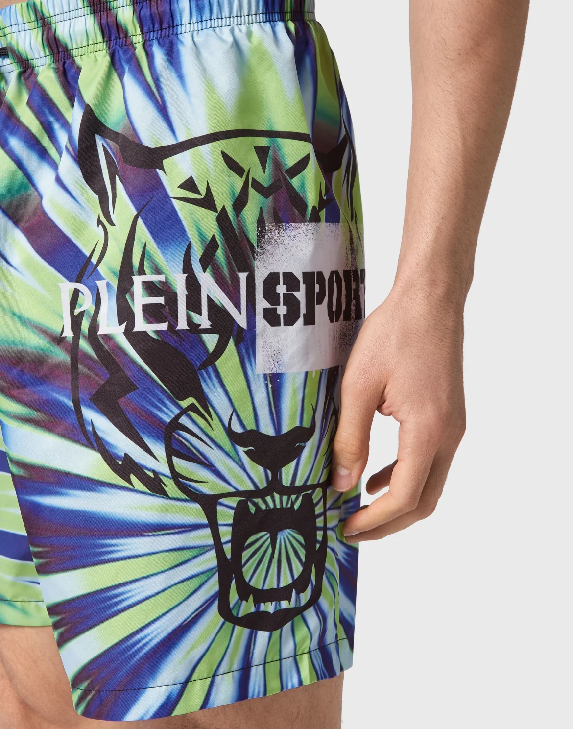 Tie-Dye Swim-Trunks Tiger, цвет: Мультиколор