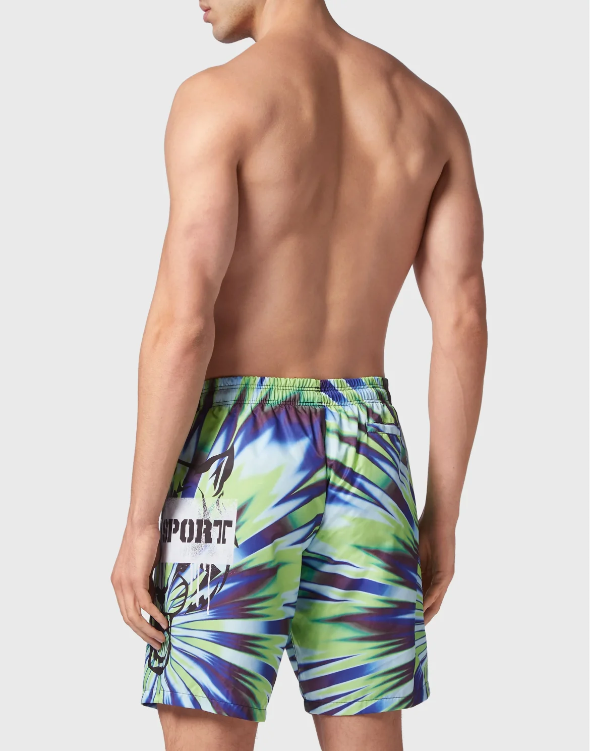 Tie-Dye Swim-Trunks Tiger, цвет: Мультиколор