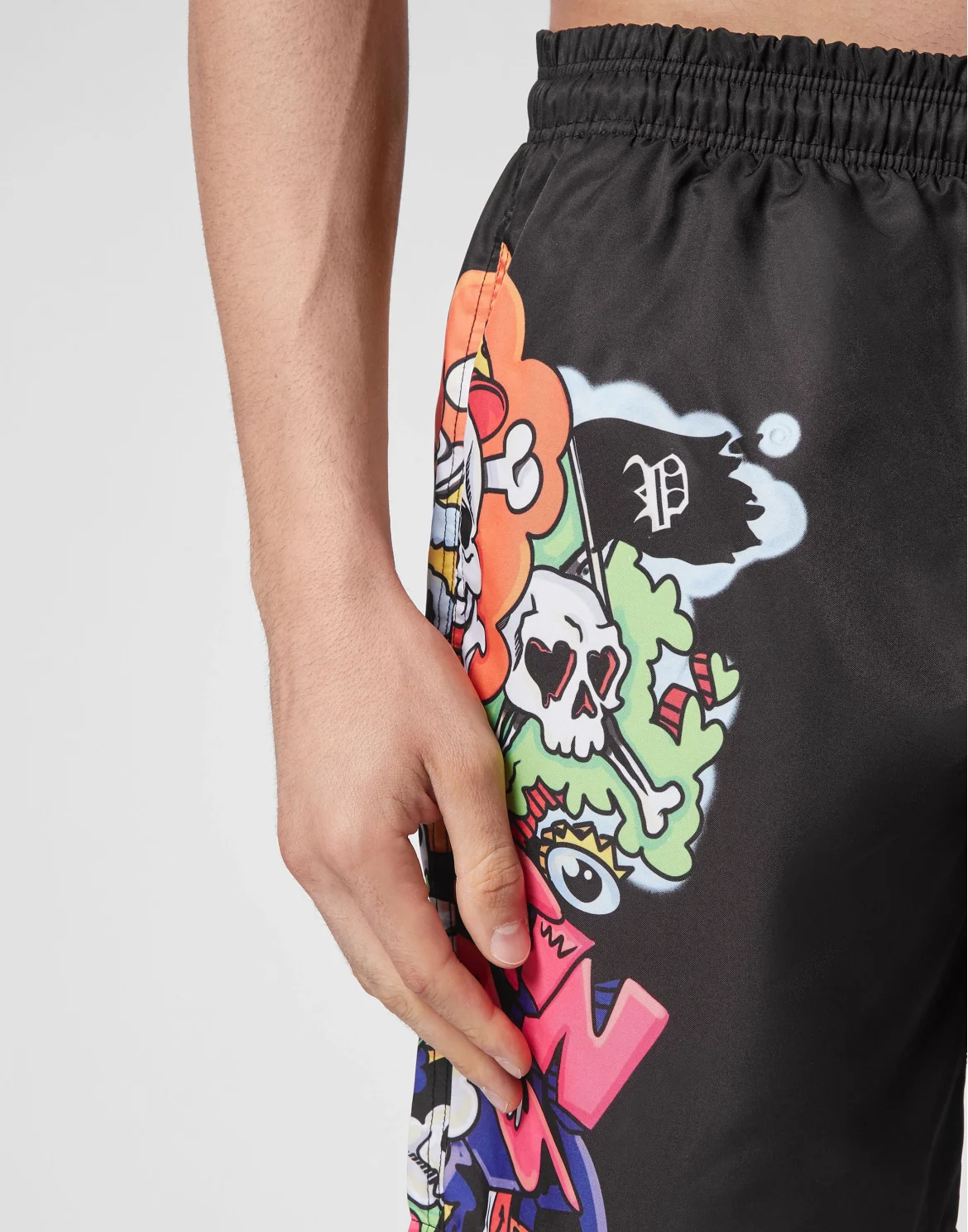 Swim-Trunks Skully Gang, цвет: Черный