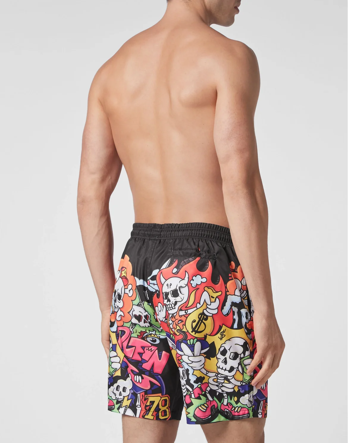 Swim-Trunks Skully Gang, цвет: Черный