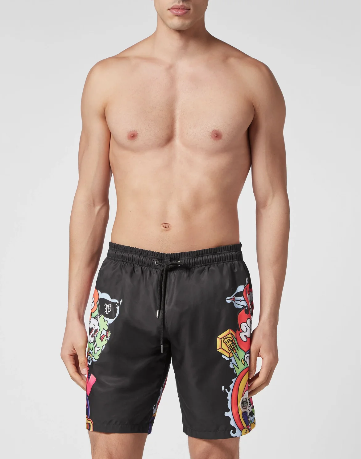 Swim-Trunks Skully Gang, цвет: Черный