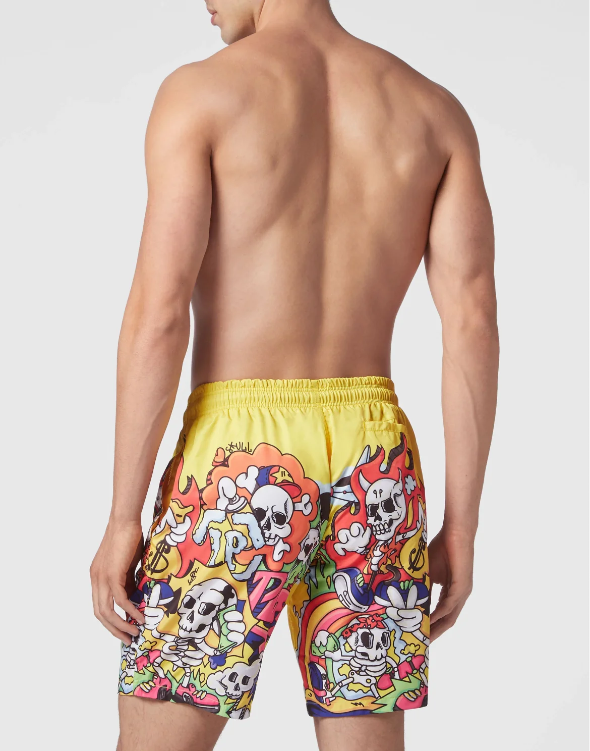 Swim-Trunks Skully Gang, цвет: Желтый