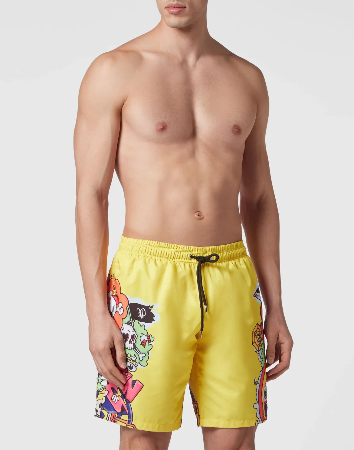 Swim-Trunks Skully Gang, цвет: Желтый