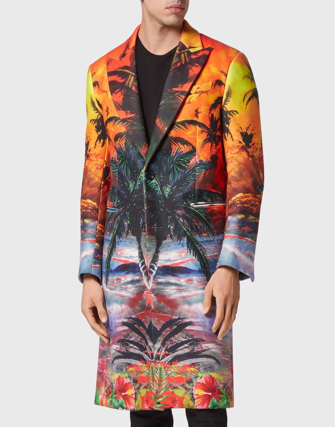 Wool Coat Long Hawaii, цвет: Мультиколор