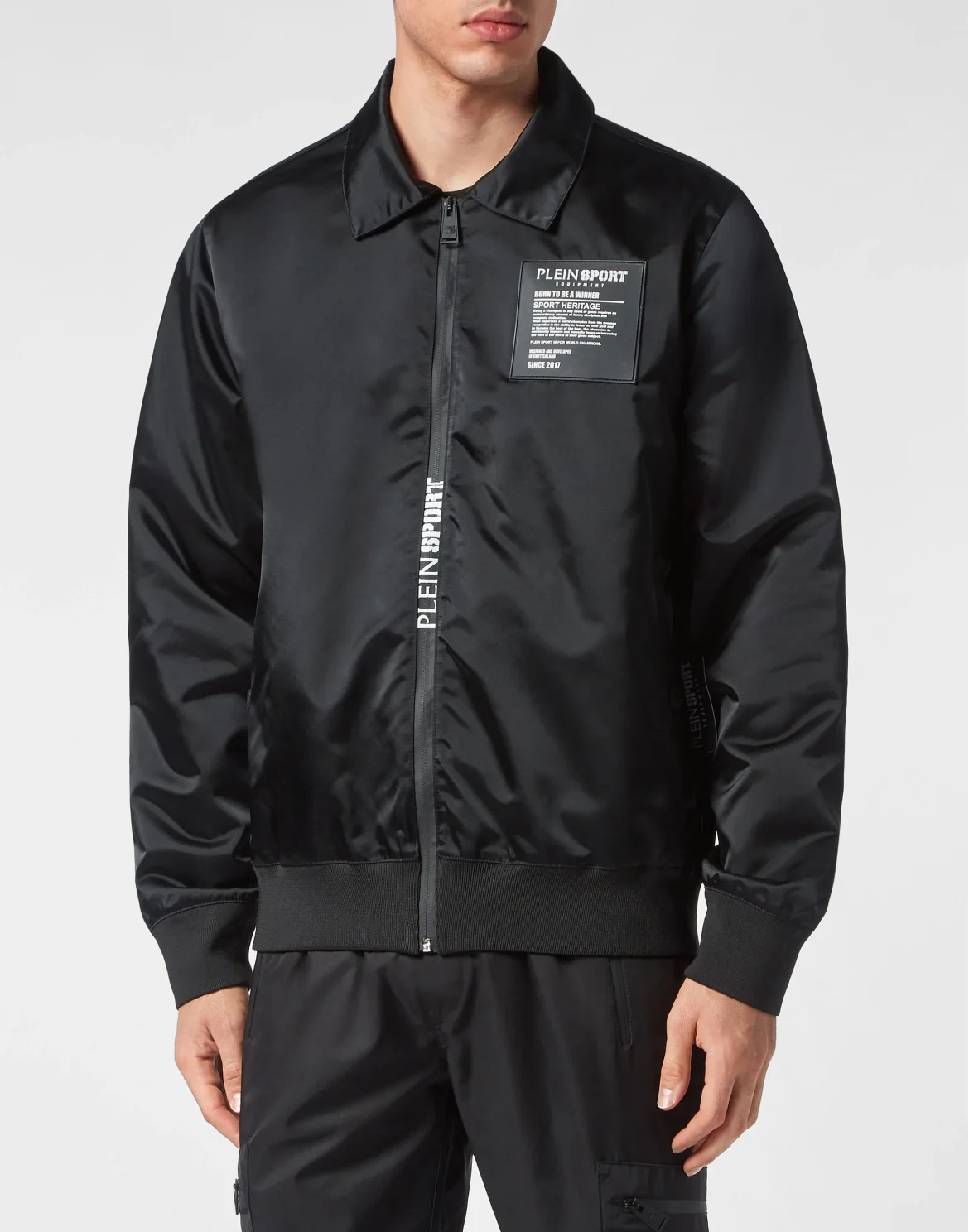 Nylon Bomber, цвет: Черный