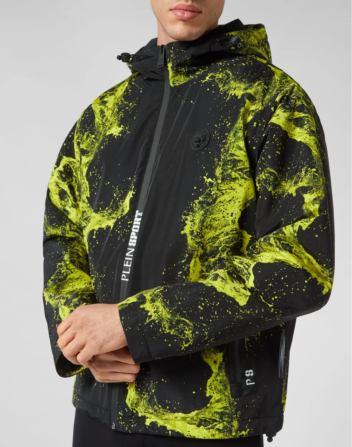 Nylon Padded Jacket, цвет: Черный