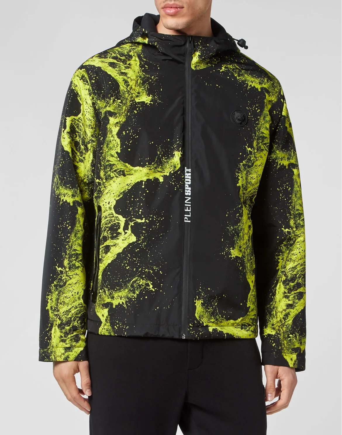 Nylon Padded Jacket, цвет: Черный
