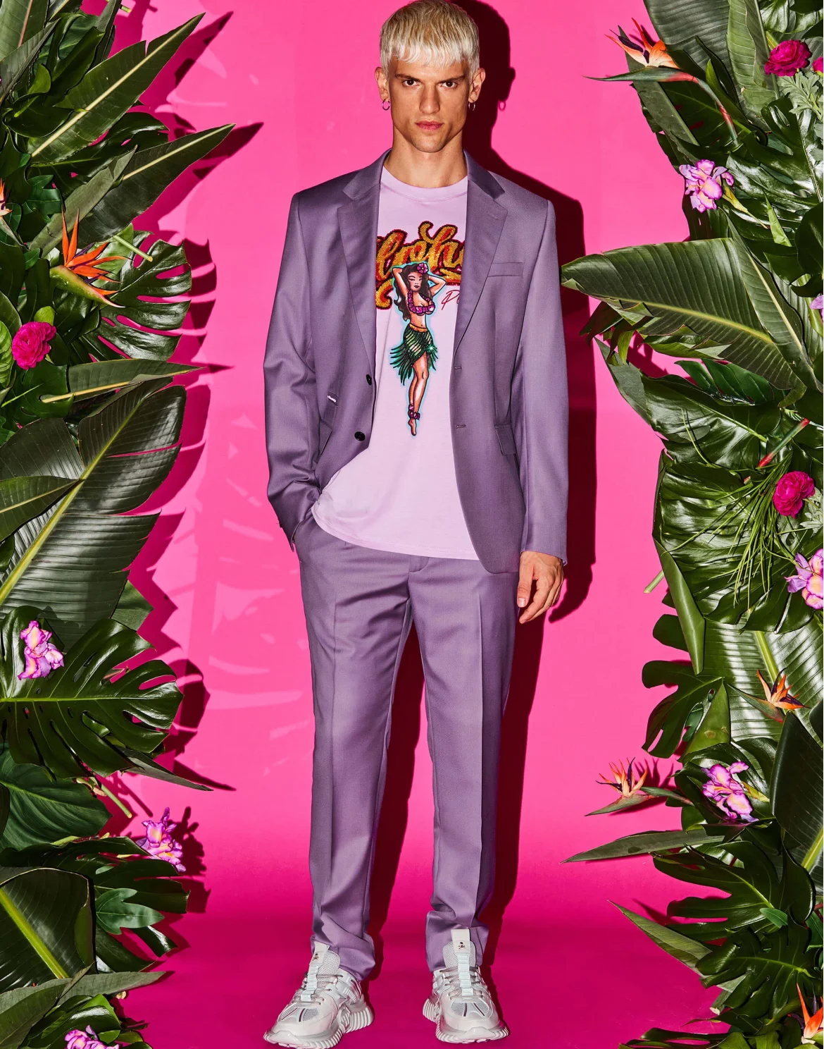 Suit: Blazer/Trousers Sartorial, цвет: Розовый
