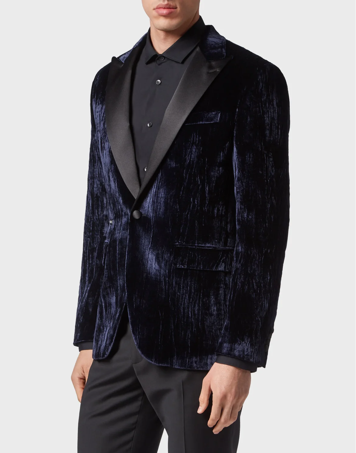 Velvet Blazer Lord Fit, цвет: Синий