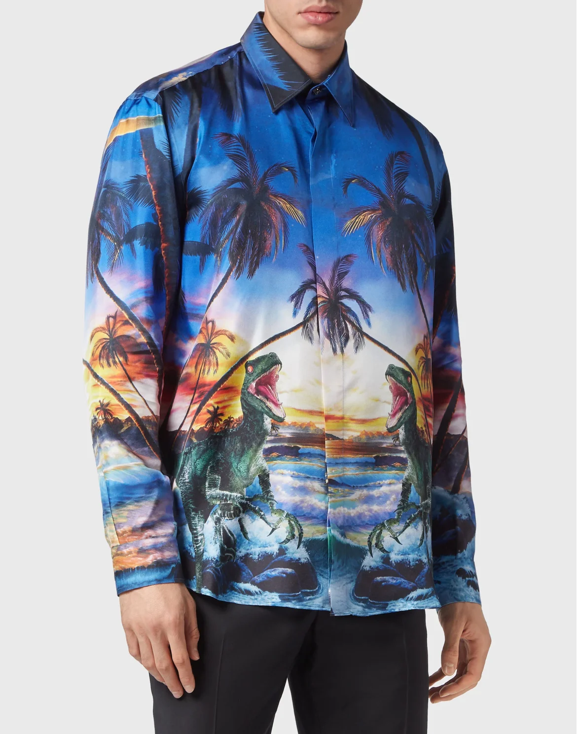 Silk Dandy Shirt Hawaii, цвет: Мультиколор
