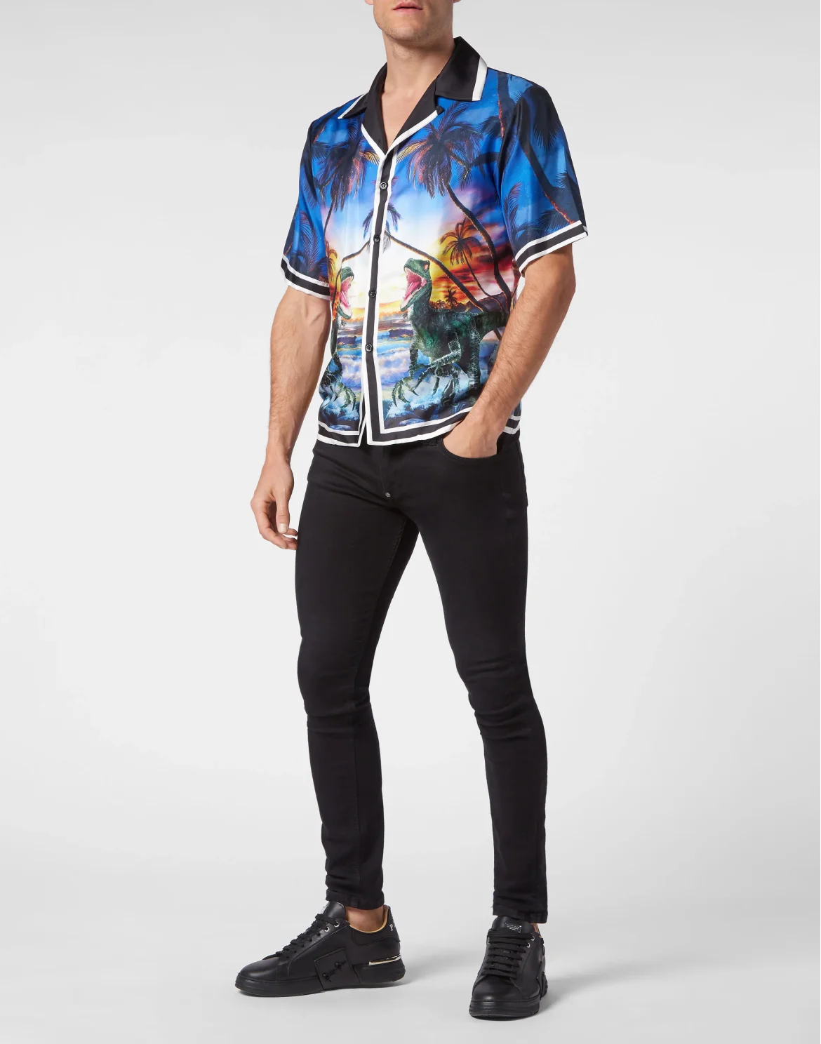Silk Bowling Shirt SS Hawaii, цвет: Мультиколор