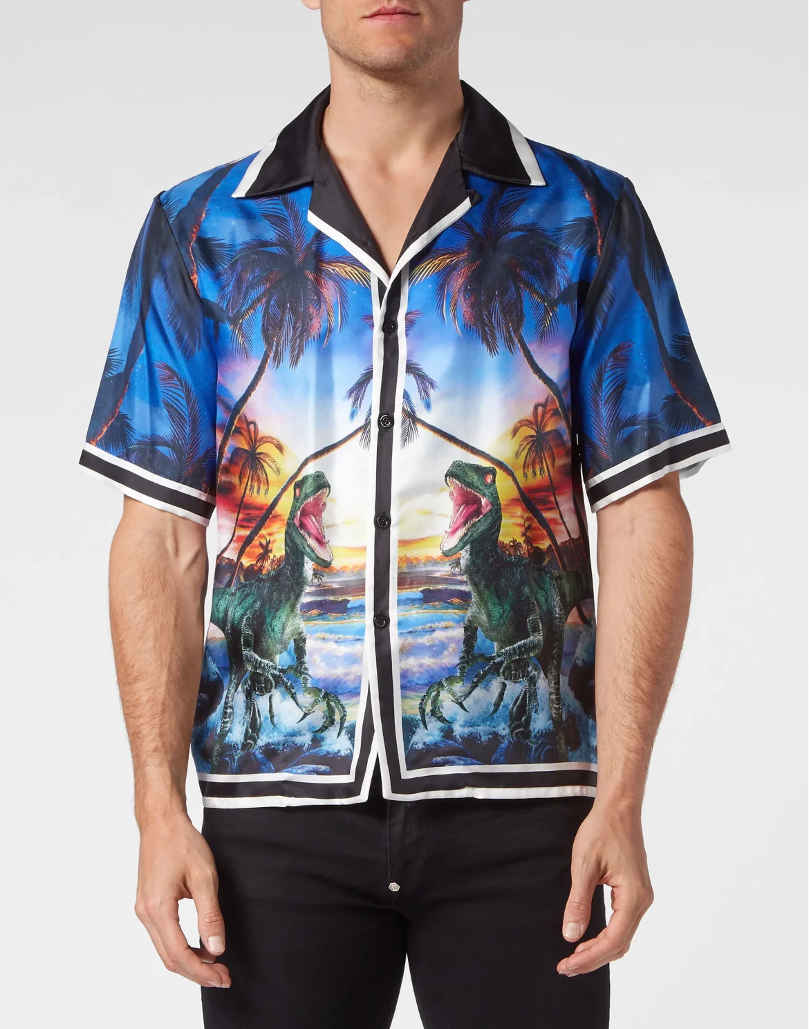 Silk Bowling Shirt SS Hawaii, цвет: Мультиколор