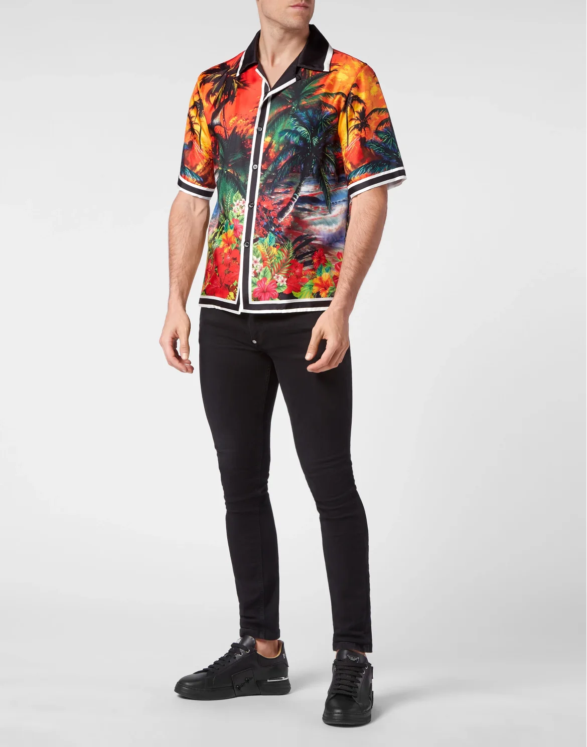 Silk Bowling Shirt SS Hawaii, цвет: Мультиколор